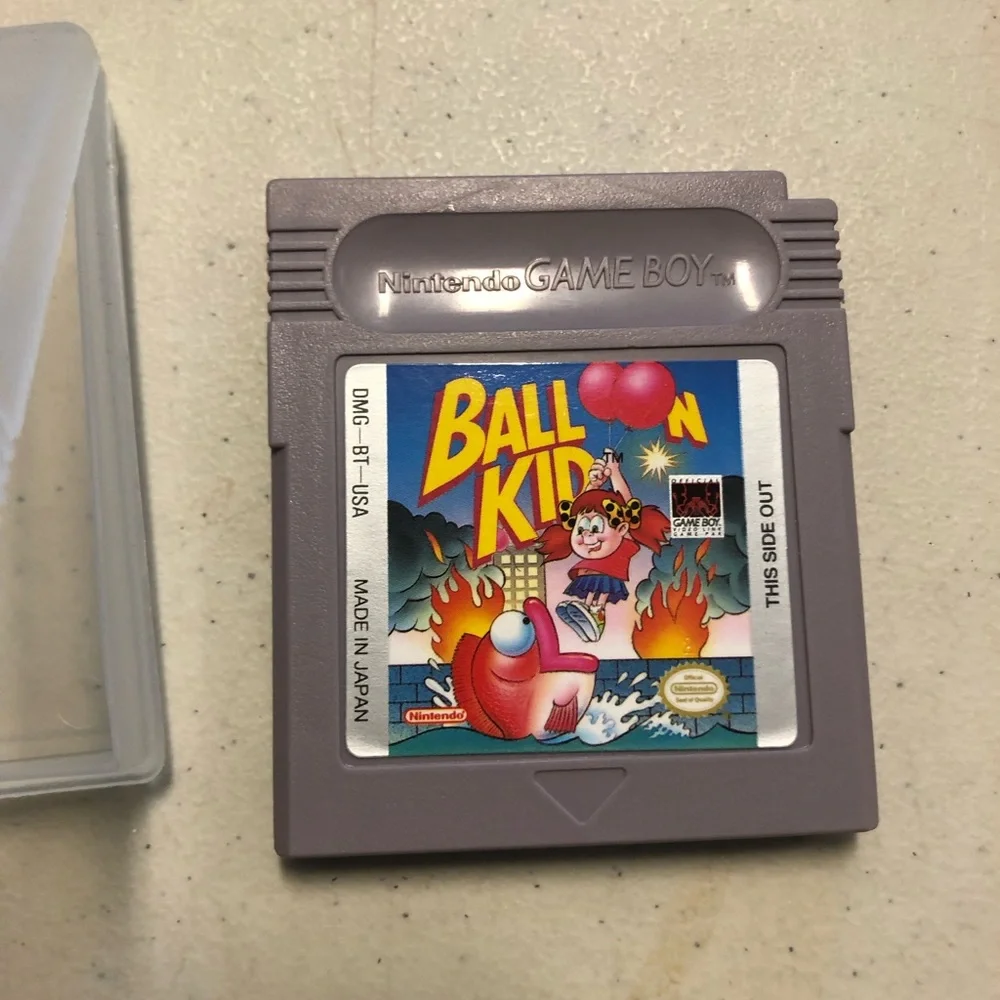 Nintendo Game Boy Balloon Kid with case